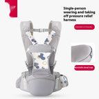 Stool Solid Printed Gray