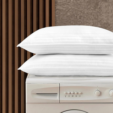 Satin Stripe Pillow Pillow Core Cotton Fiber Filling