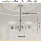 Three Colors / 3 Head Chrome Milky White