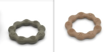 Full Three-dimensional Baby Silicone Teether Baby Molars Holding Round Teether