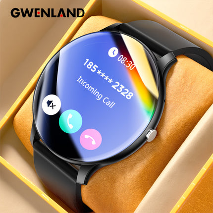 Smartwatch (Answer/Dial) | 2025 Newest Round Smartwatch with Message Alert, Pedometer,