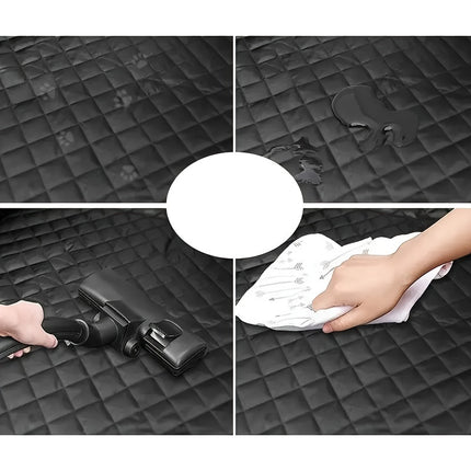 Waterproof Polyester Cargo Liner for Pets - Travel-Friendly Car Trunk Mat with Non-Slip Backing and Side Flaps for Dogs - Durable Vehicle Pet Nest Pad for SUVs and Cars