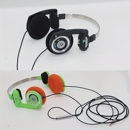 Headphones with Built-in Mic - Immersive Stereo Hifi Sound - Foldable, Portable