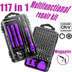 117pcs Purple