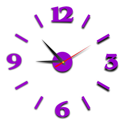 Wall Clock Living Room Personality Clock Large Wall Clock Mute Modern Minimalist Art Digital Clock