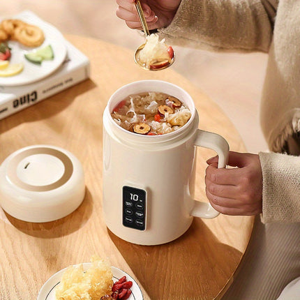 Portable Electric Heating Cup, Multifunctional Stewing Pot That Can Make Soup, Cook Rice