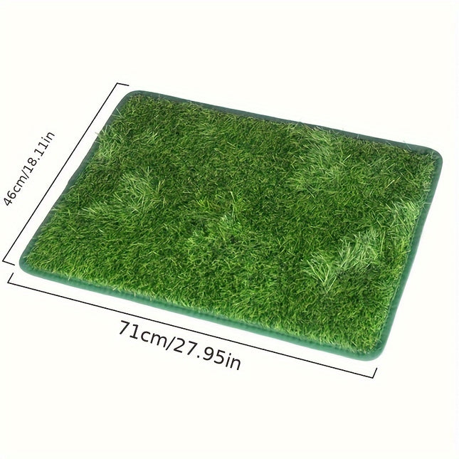 Reusable Pet Training Lawn, Odor Control Artificial Grass Pad Dog Grass Mat, Washable Dog Potty Training Mat Dog Pee Grass Pad Christmas Gift