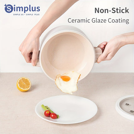 Simplus 1pc Multifunctional Large-Capacity Electric Cooker, Steaming And Boiling, Stainless Steel Steamer,