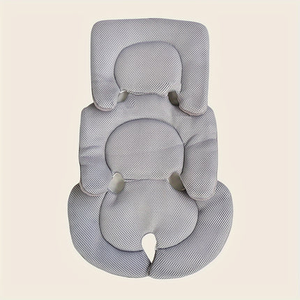 Infant Car Seat Cushion, Head And Body Support for Newborns, 2-In-1 Reversible Baby Car Seat Pad