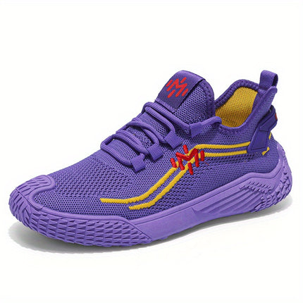 Men's low-top round-toe sports shoes, rubber insoles, shock-absorbing, anti-slip,