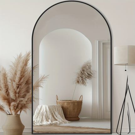 Full Body Mirror With Stand Large Floor Standing Mirror,