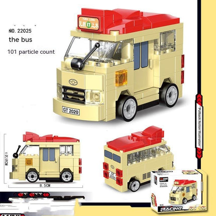 Building Block City Recycling Car Assembly Toy