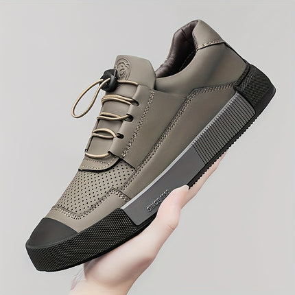 Men'S Shoes with Rubber Sole, Fashionable Sports Casual Shoes, Street Style Skate Shoes,