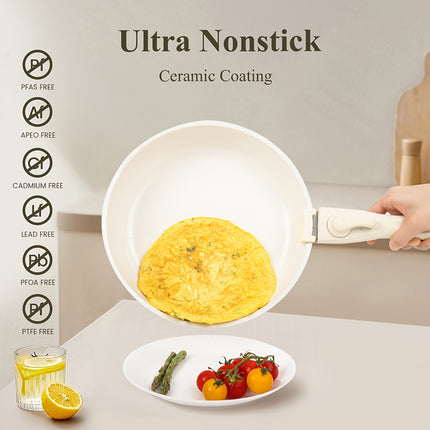 19PCS Premium Ceramic Nonstick Cookware Set