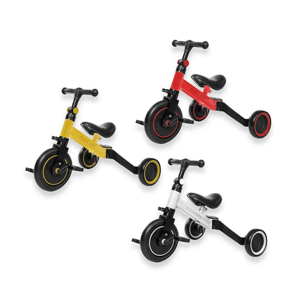 ELE-GATE Kids' Balance Bike Tricycle With 3 Wheels For Ages 2-3Y, Plastic Frame, Unisex Design, Outdoor Ride-On Toy,