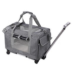 Suitcase with Wheels / Gray