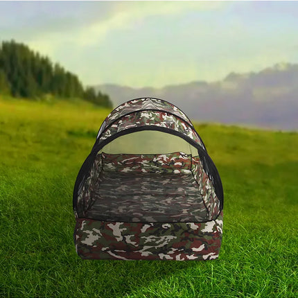 Folding Portable Mosquito Net for Trips Mesh Tent With Zipper Outdoor New Camping Mosquito Net Tent With Bottom For Single Bed.