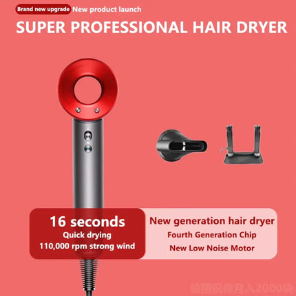 LISN New Professional High-speed Hair Dryer Negative Ion Hair Care 110000 Rpm