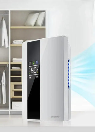 Dehumidifier and Air Purifier 2 in 1 Moisture Absorber Household Mute Bedroom Basement Remote Control Timing External Water Pipe