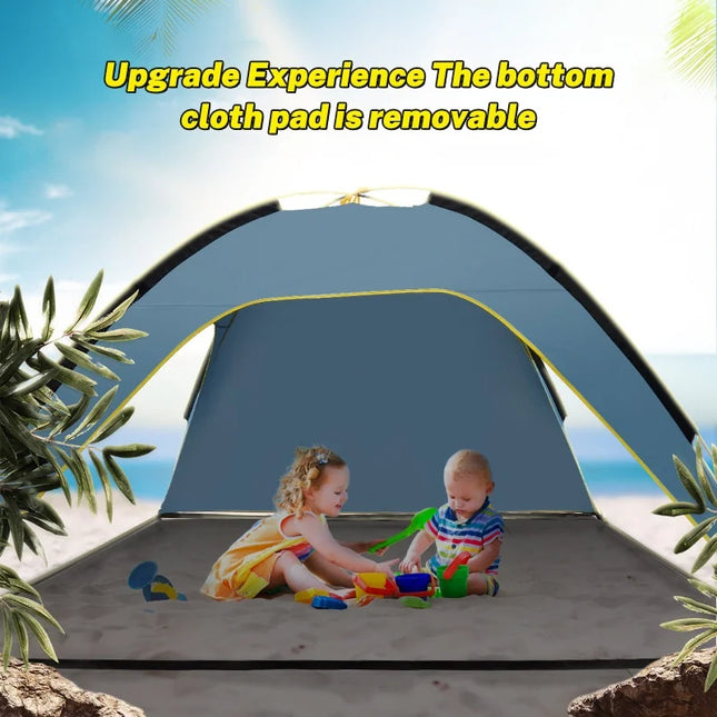Quick Automatic Opening Beach Tent Sun Shelter Tent Shade Lightwight Pop for Outdoor Camping Three Ventilated And Spacious Tents
