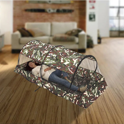 Folding Portable Mosquito Net for Trips Mesh Tent With Zipper Outdoor New Camping Mosquito Net Tent With Bottom For Single Bed.