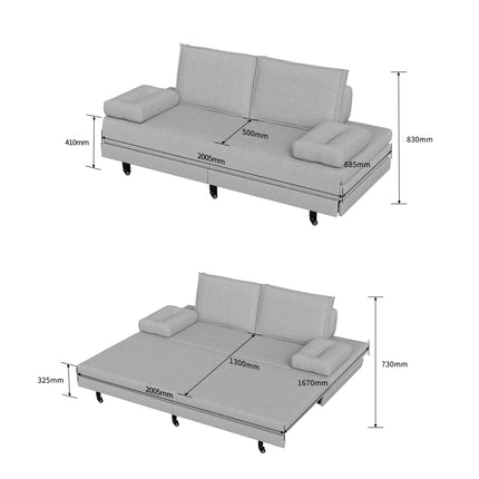 90x200cm Sleeping bed Sofa, Pull-out Sofa Bed