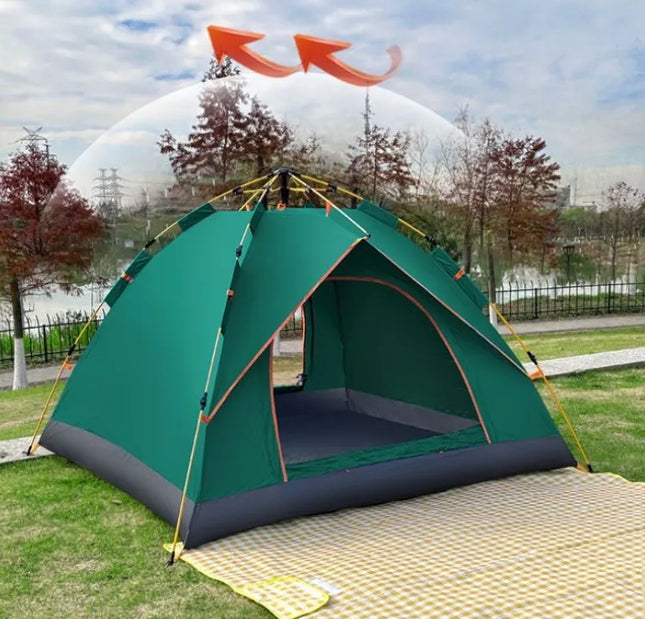 2024 Outdoor Camping full Automatic Portable folk Camping Tent 2-4 people Beach Tent Quick open Two people Camping Set