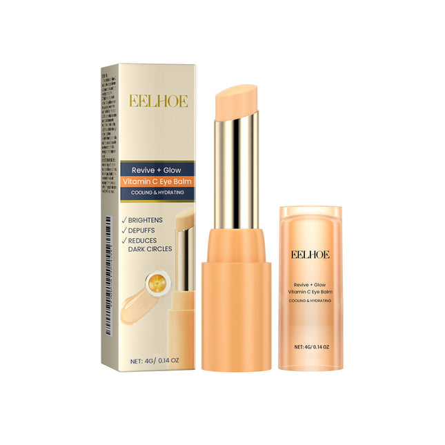 Revive + Glow Vitamin C Eye Balm, Dark Circles Repair Moisturizing Firming Eye Cream Stick