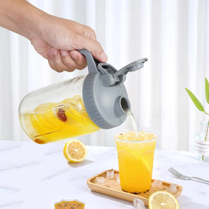 Breastmilk Pitcher 32oz, Glass Pitcher with Lid for Breast Milk Storage, Formula Pitcher with Handle and Pour Spout