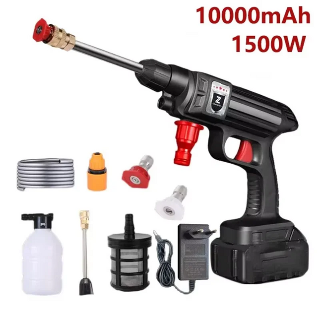 Washer Gun 30000mAh Battery Wireless High Pressure Foam producer 1500W 30Bar