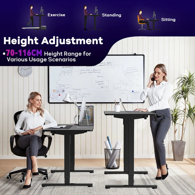 Electric Standing Desk Standing Desk Motion Desk Smart Computer Desk Study Desk Desk Adjustable Height Desk for Home Office