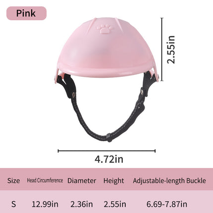 Pet Helmet New Pink Dog Cat Motorcycle Pet Dog Motorbike Sport Outdoor Pet Accessory Headwear