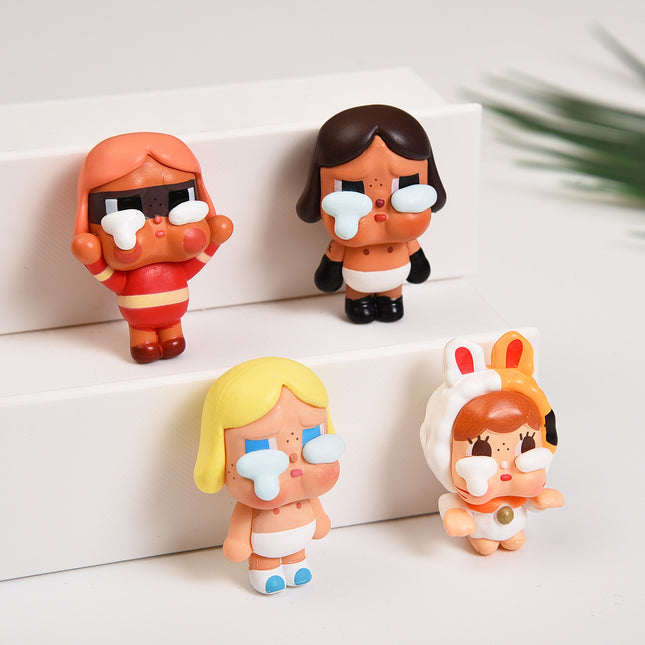 Standing and Crying Baby Series Cute Grain Modified Baby DIY Pendant Accessories Handmade Doll