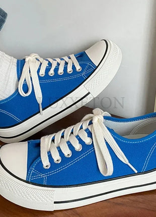 Women Canvas Shoes Women Fashion Summer Casual Sneakers Student Casual Shoes High Top Woman Vulcanize Shoes