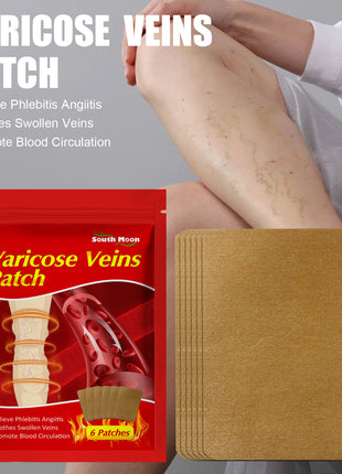 Varicose Veins Patch, Relief Of Swelling Pain Earthworm Leg Massage Activating Repair Patch