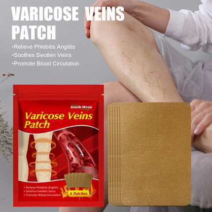 Varicose Veins Patch, Relief Of Swelling Pain Earthworm Leg Massage Activating Repair Patch