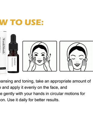 10 Seconds Anti-Wrinkle Serum, Hydrating Firming Skin Care Anti-wrinkle Serum