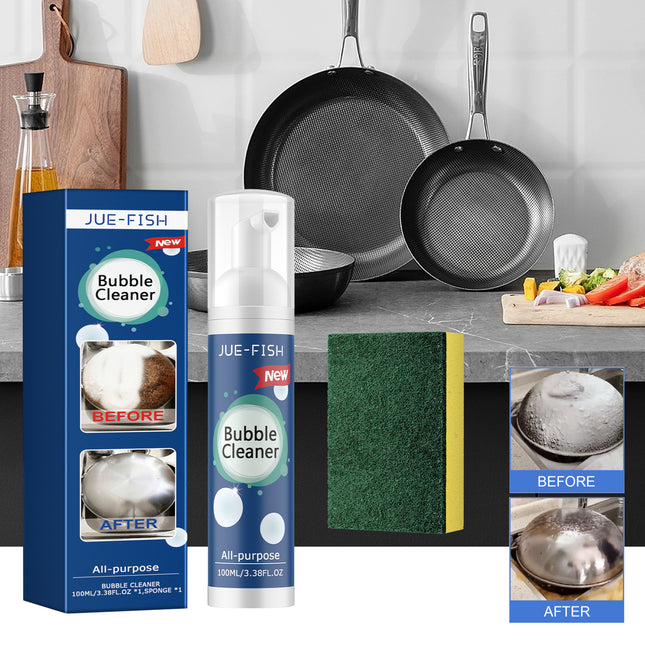 Kitchen Oil Foam Cleaner, Oil Cooker Exhaust Pipe Wall Kitchen Utensils Cleaner