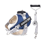 Dark Blue Chest Strap + Leash / XS