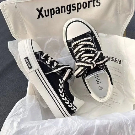 Women Outdoor Trainers Platform Canvas Shoes