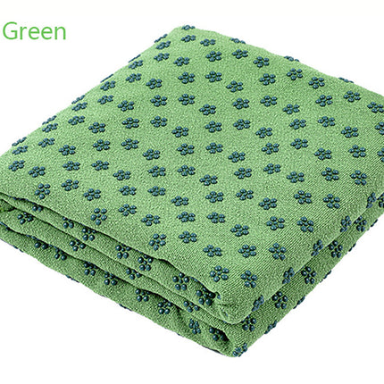 Non Slip Yoga Mat Cover Towel Anti Skid Microfiber Yoga Mat Size 183cm*61cm 72''x24'' Shop Towels Pilates Blankets Fitness
