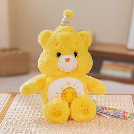 Angry Bear Rainbow Bear Plush Doll Love Bear Cute Doll Valentine's Day Gift