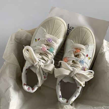 Spring Sports Running White Chunky Sneaker