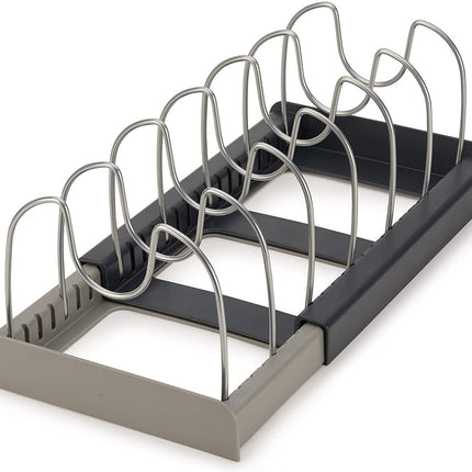 Kitchen Supplies Storage Rack Tabletop Telescopic Pot Cover Rack Kitchen Utensils Storage Rack Drainage Tray Telescopic Drawer Organizer