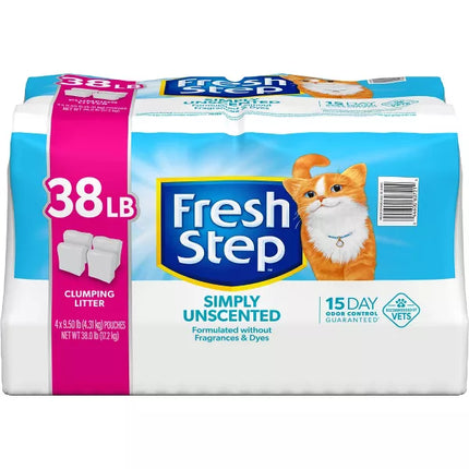 Clumping Litter Extra Strong Unscented Cat Litter - 38lbs