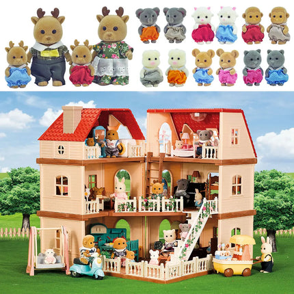 Simulation Kitchen Forest Family Small House Double Three Toy