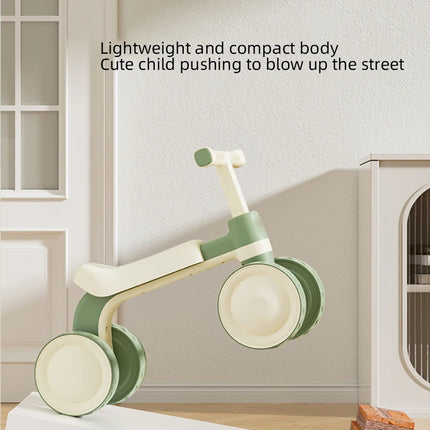 Mini Wide Four Wheel Plastic Children's Car Ergonomically Designed for 0-3 Months Kids