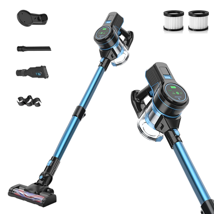 Brushless Motor Stick Wireless Vacuum Cleaner Touchscreen Four-speed Modes Adjustable
