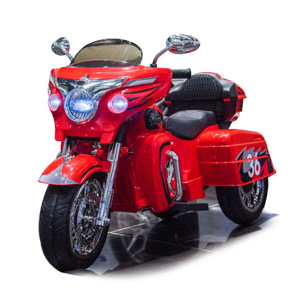 Kids Electric Scooter 12V for Kids Scooter for Kids with Key Start/ 3 Wheels Headlight/ Storage Box