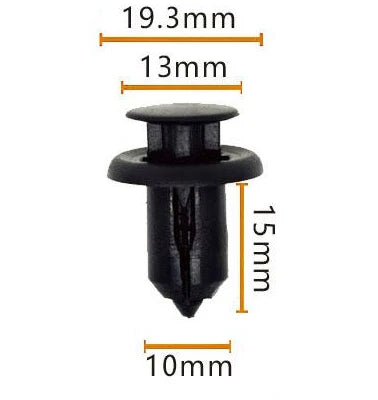 QGC-A163 Automotive Body Euro 1000pcs/Bag X 20bags/Carton New Plastic Auto Fastener Clip Euro Car Trim Clips